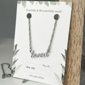 Loved necklace-silver