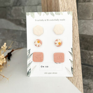 3 pcs studs