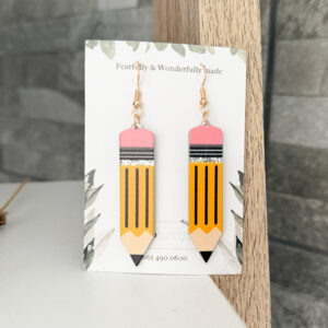 Pencil earrings