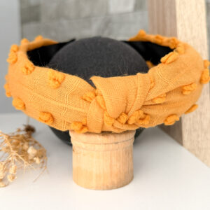 Knotted alice band- orange