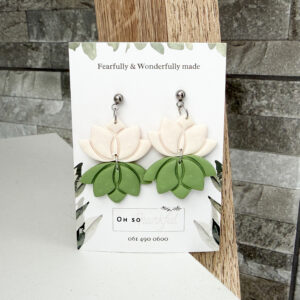 White & green