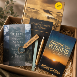 Mystery gift box- Afrikaanse stiltetyd Bybel vir mans