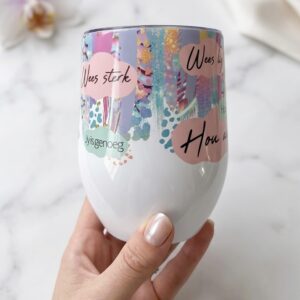 350ml stainless steel tumbler-motiverend