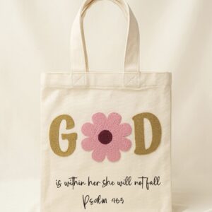 20x22cm tote bag-God is within