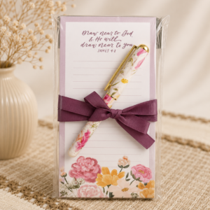 Draw Near to God and He Will Draw Near to You Magnetic Notepad with Pen