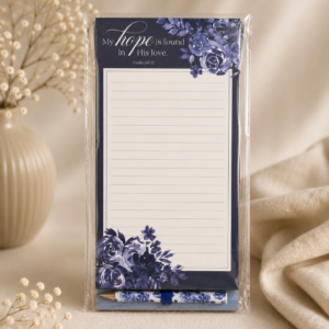 My Hope Is Found in His Love Magnetic Notepad with Pencil