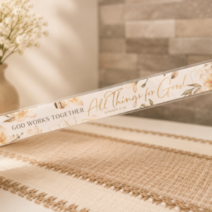 God Works Together All Things for Good Large Magnetic Strip