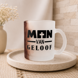 Frosted mug-man van geloof