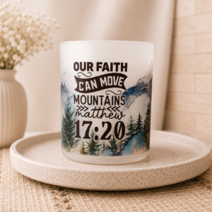 Frosted mug-our faith