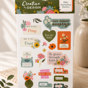 Grow in Grace Three-Piece Journaling Stickers