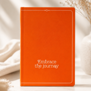 Embrace the journey soft cover notebook