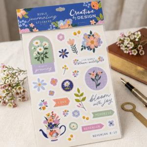 Bloom Wildly Three-Piece Journaling Stickers