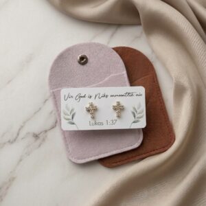 Costume jewelry-cross earrings(does not include bag)