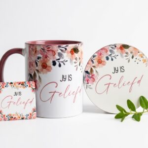 Jy is geliefd mug set