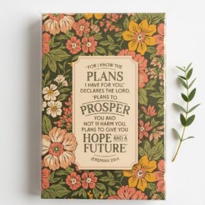 Hope and a Future Floral Hardcover Notepad