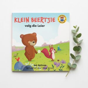 Klein beertjie volg die leier